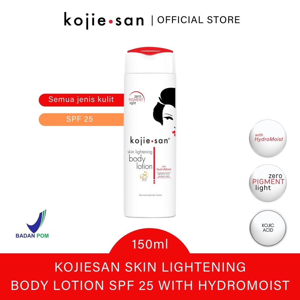 kojie.san Body Lightening Lotion SPF 25 150gr