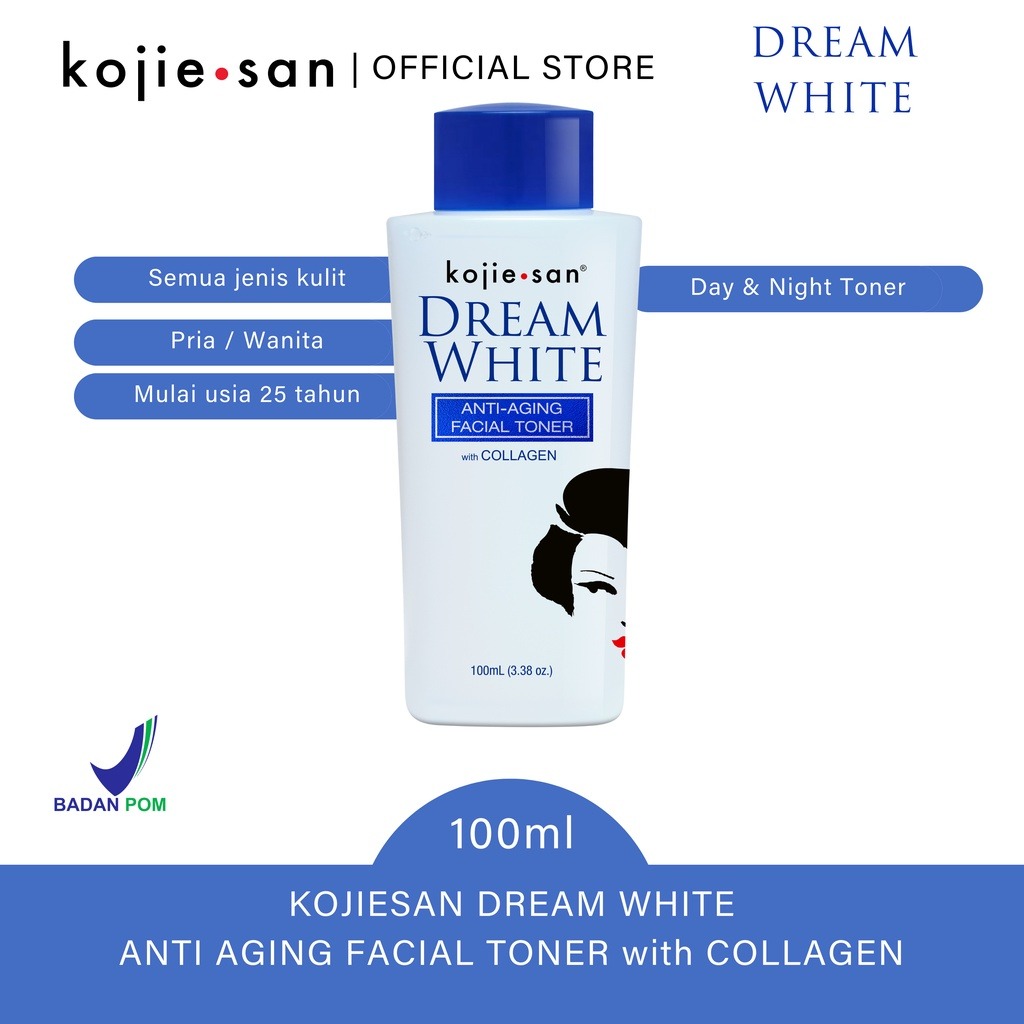 kojie.san Dreamwhite Anti Aging Facial Toner with Collagen 100ml