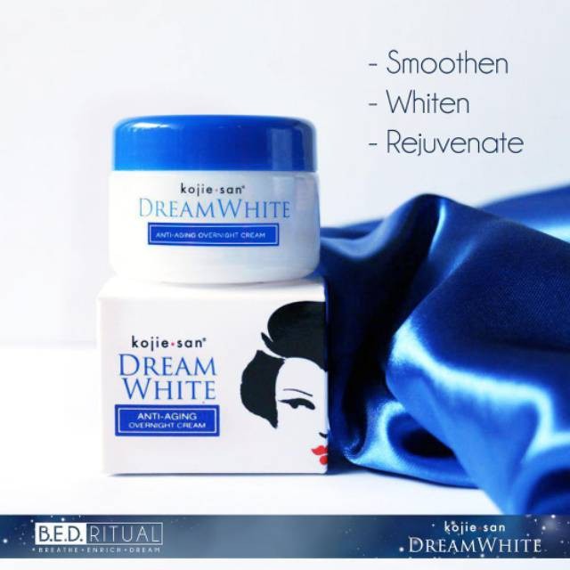 kojie.san Dreamwhite Anti Aging Overnight Cream 30gr - Gambar 4