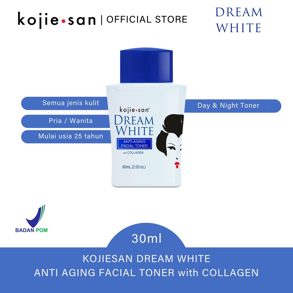 kojie.san Dreamwhite Anti Aging Facial Toner with Collagen 60ml