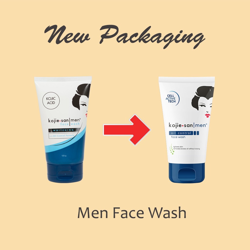kojie.san MEN Face Wash Lightening 125g - Gambar 3