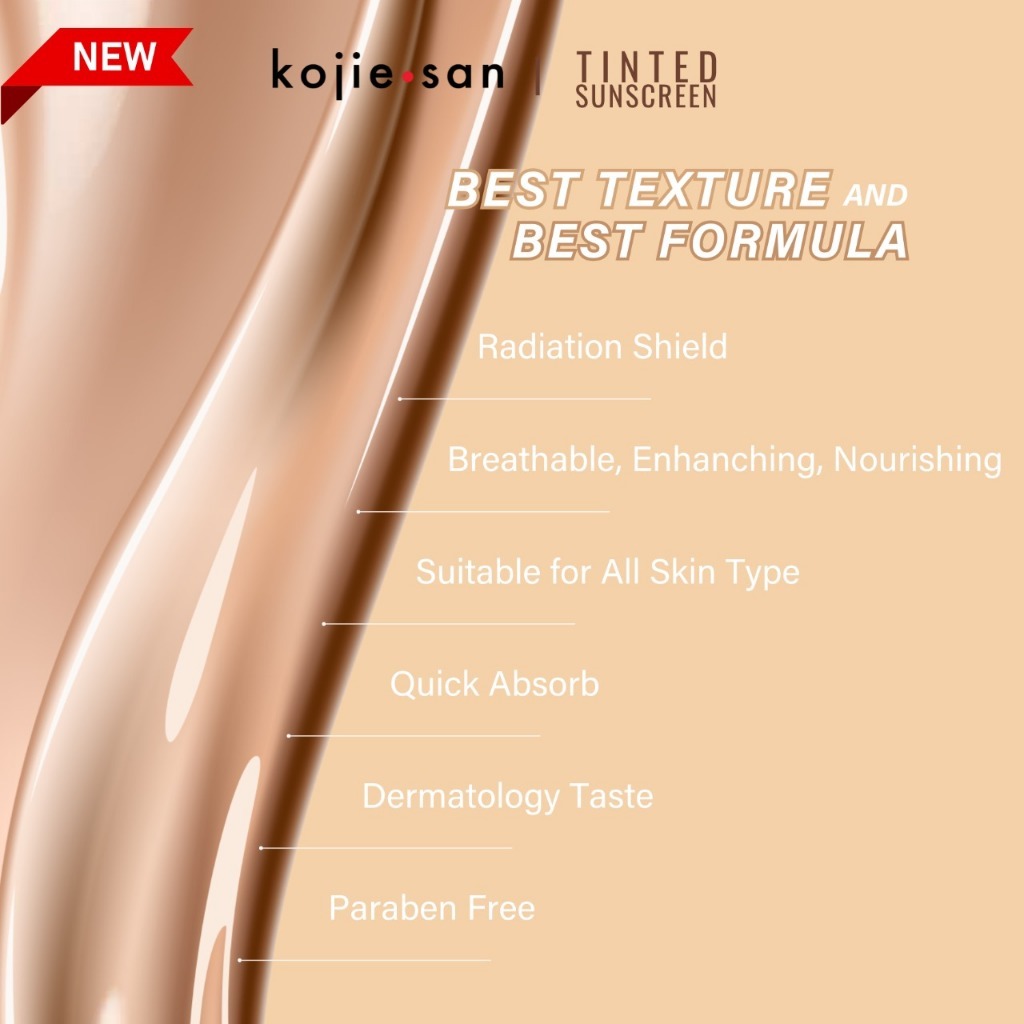kojie.san Tinted Sunscreen SPF50+ PA+++ 7.5g - Gambar 4